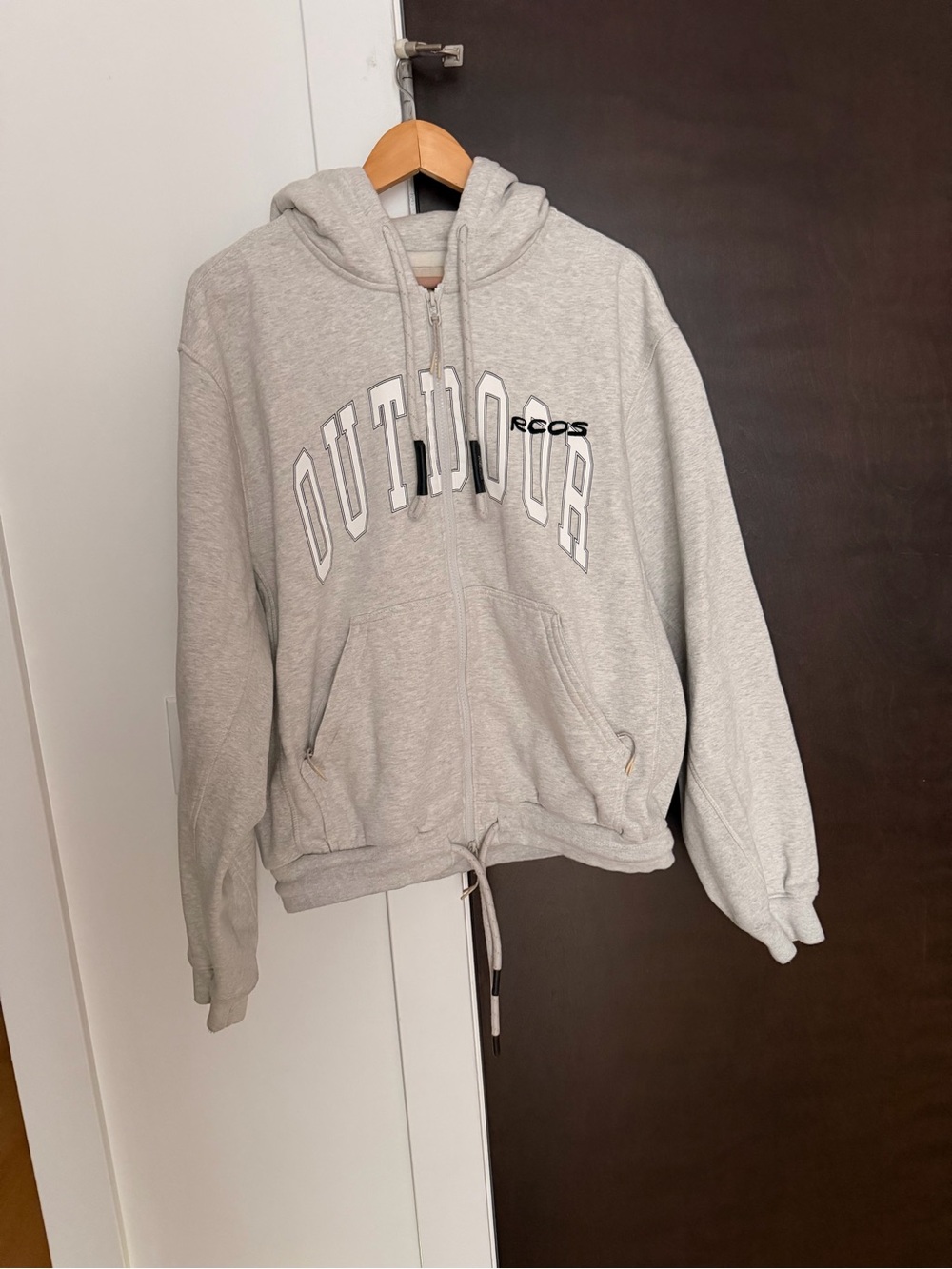 Reese Cooper RCI Outdoor Supply Men’s Large L Zip Up Hoodie Sweatshirt Grey